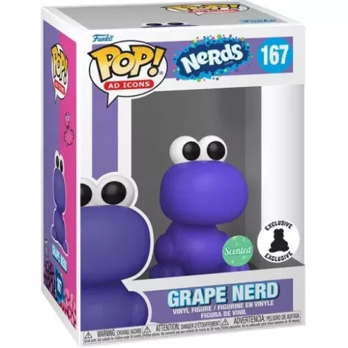 Funko Pop! Grape Nerd #167 Scented Nerds Candy Ad Icons Box