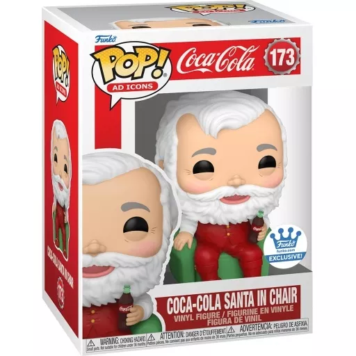 Coca-Cola Santa in Chair Box
