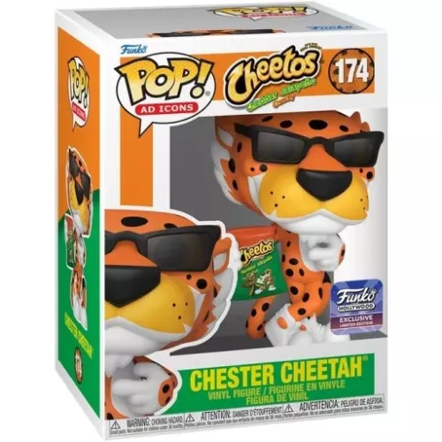 Funko Pop! Chester Cheetah #174 Cheetos Made with Real Cheese! Crunchy Box