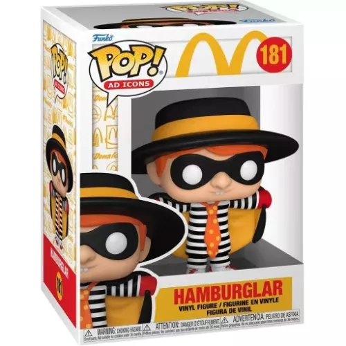 Funko Pop! Hamburglar #181 McDonald's Ad Icons Vinyl Figure Box