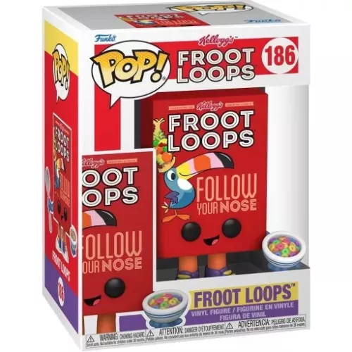 Funko Pop! Froot Loops #186 Foodies Vinyl Figure Box