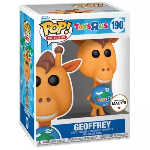 Funko Pop! Geoffrey #190 Toys "R" Us Ad Icons Vinyl Figure Box
