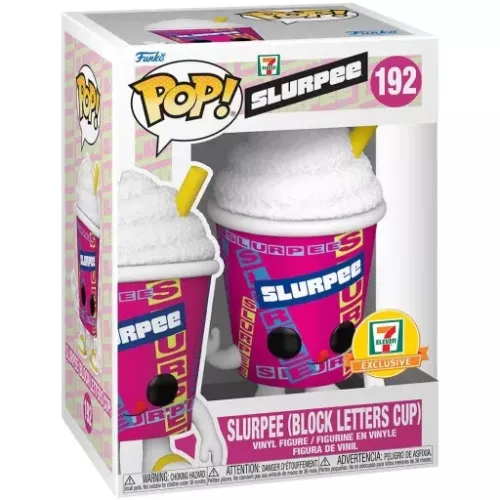 Funko Pop! Slurpee (Block Letters Cup) #192 7 Eleven Slurpee Box