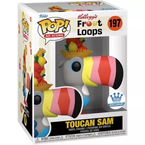 Funko Pop! Toucan Sam #197 Kellogg's Froot Loops Ad Icons Box