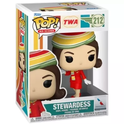 Funko Pop! Stewardess #212 TWS Ad Icons Vinyl Figure Box