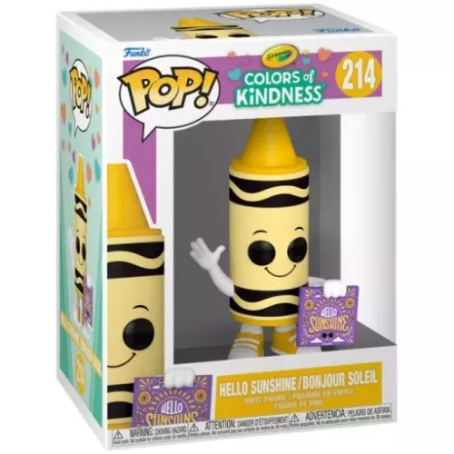 Funko Pop! Hello Sunshine #214 Crayon Colors of Kindness Box