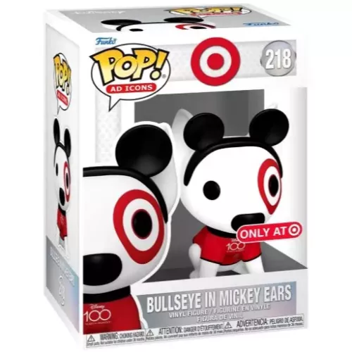 Funko Pop! Bullseye in Mickey Ears #218 Target Ad Icons Box