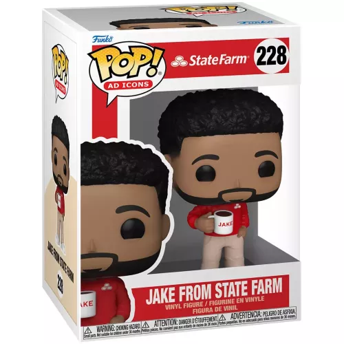 Funko Pop! Jake from State Farm #228 Ad Icons Vinyl Figure Box