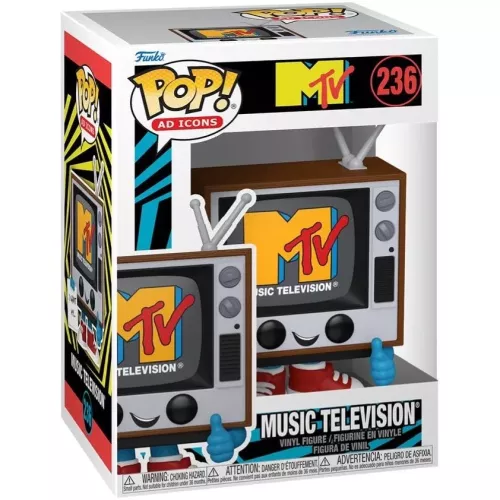 Funko Pop! Music Television #236 MTV Ad Icons Vinyl Figure Box