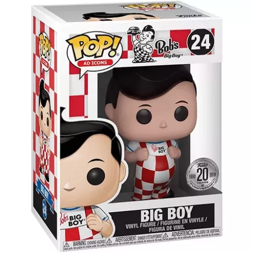 Funko Pop! Big Boy #24 Bob's Big Boy Ad Icons Vinyl Figure Box