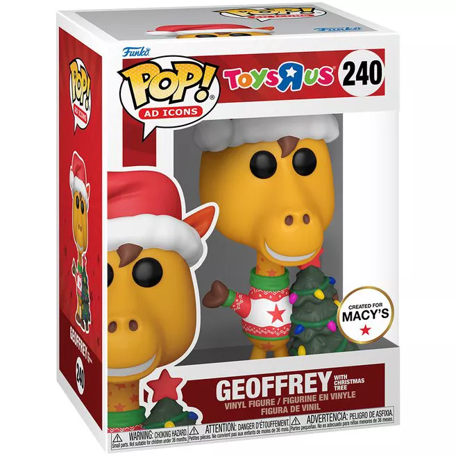 Geoffrey with Christmas Tree Box