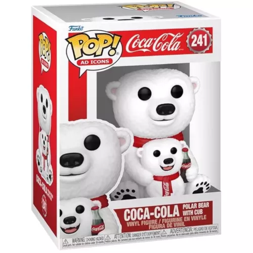Funko Pop! Coca-Cola Polar Bear with Cub #241 Ad Icons Box