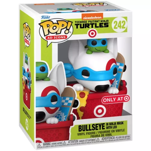 Funko Pop! Bullseye in Ninja Mask with Leo #242 Nickelodeon Teenage Mutant Ninja Turtles Target Box