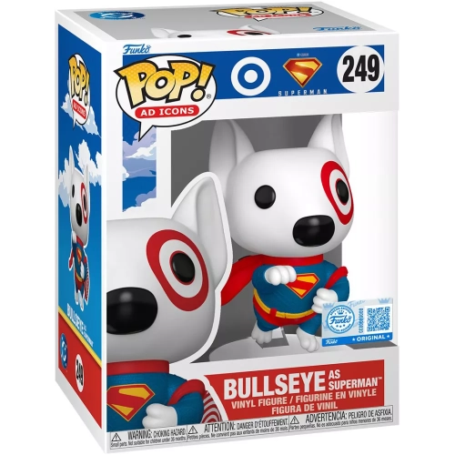 Funko Pop! Bullseye as Superman #249 Target DC Studios Superman Box