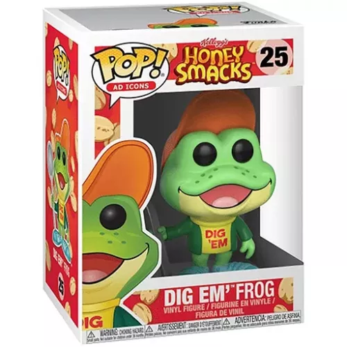 Funko Pop! Dig Em' Frog #25 Honey Smacks Ad Icons Vinyl Figure Box