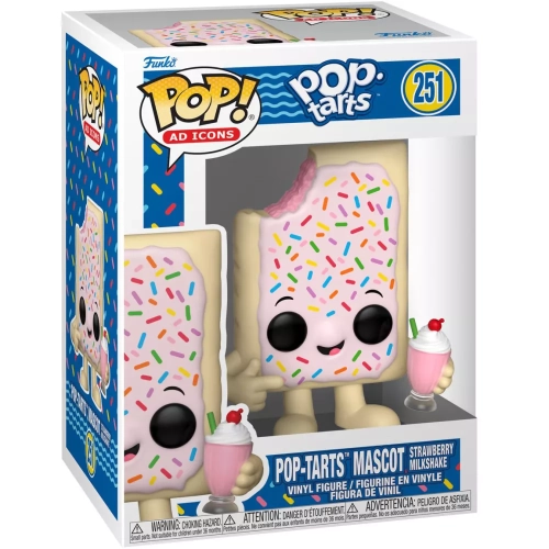 Funko Pop! Pop-Tarts Mascot Strawberry Milkshake #251 Box