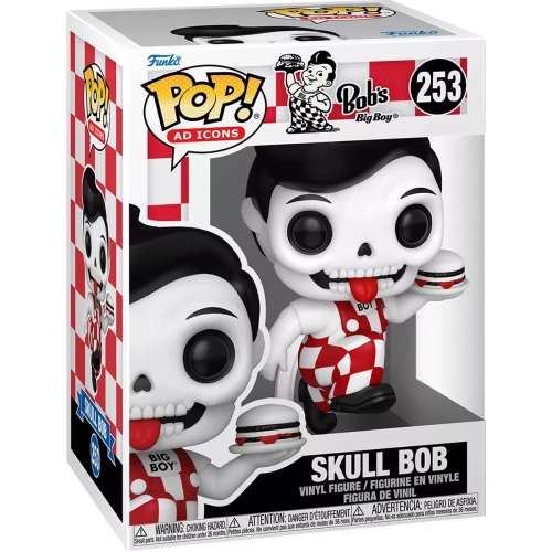 Funko Pop! Skull Bob #253 Bob's Big Boy Ad Icons Vinyl Figure Box