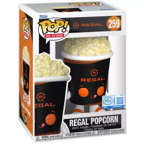 Funko Pop! Regal Popcorn #259 Ad Icons Vinyl Figure Box