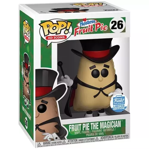 Funko Pop! Fruit Pie the Magician #26 Kellogg's Hostess Fruit Pie Box