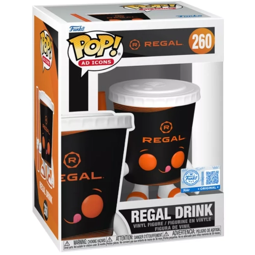Funko Pop! Regal Drink #260 Ad Icons Vinyl Figure Box