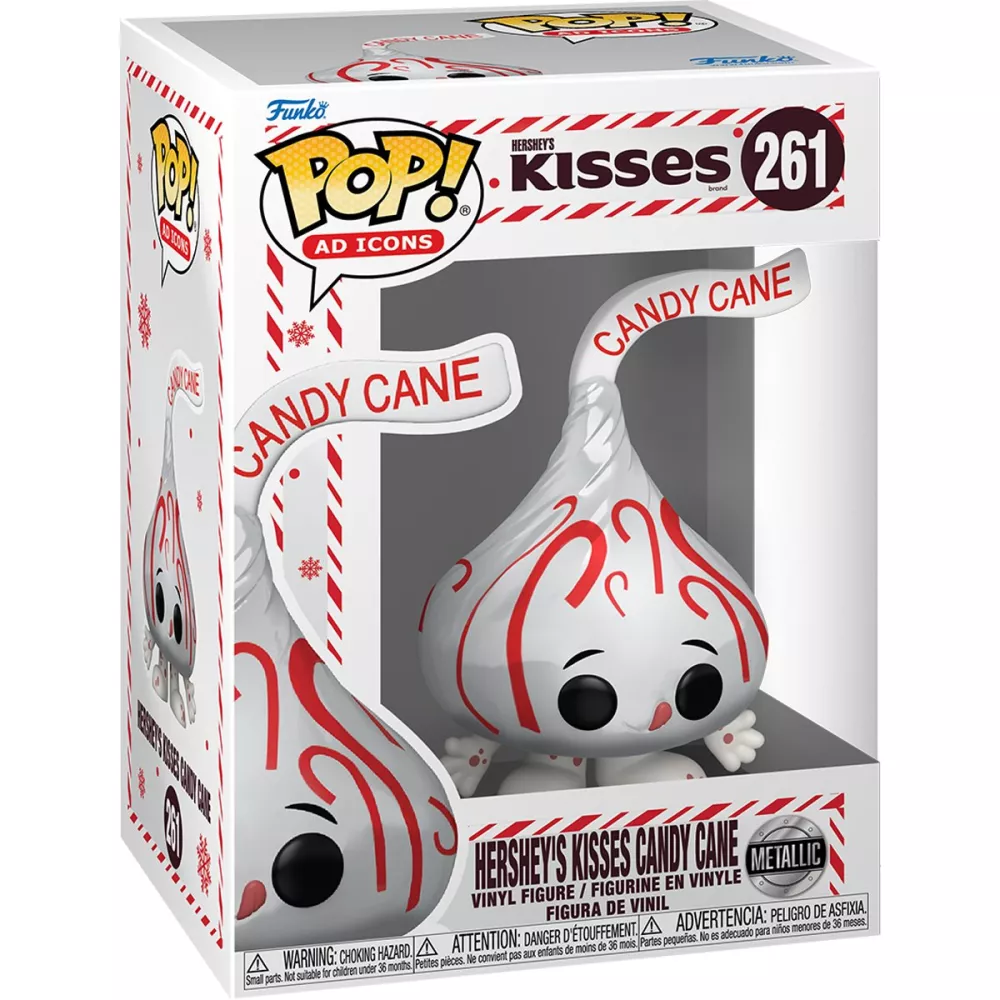 Hershey's Kisses Candy Cane Box