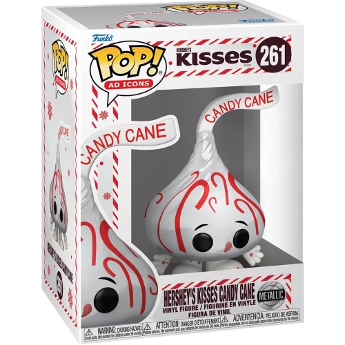 Funko Pop! Hershey's Kisses Candy Cane #261 Metallic Box