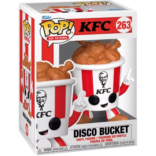 Funko Pop! Disco Bucket #263 KFC Ad Icons Vinyl Figure Box