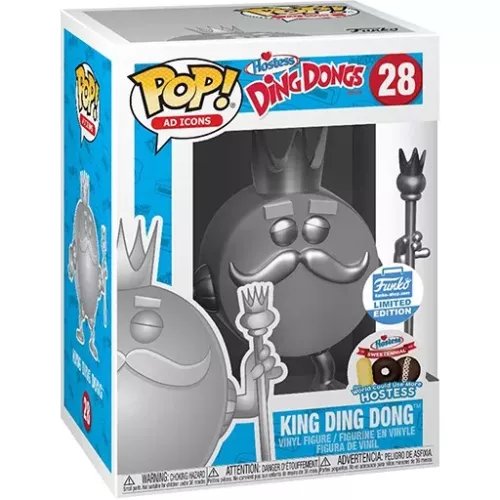 Funko Pop! King Ding Dong #28 Platinum Hostess Ding Dongs Box