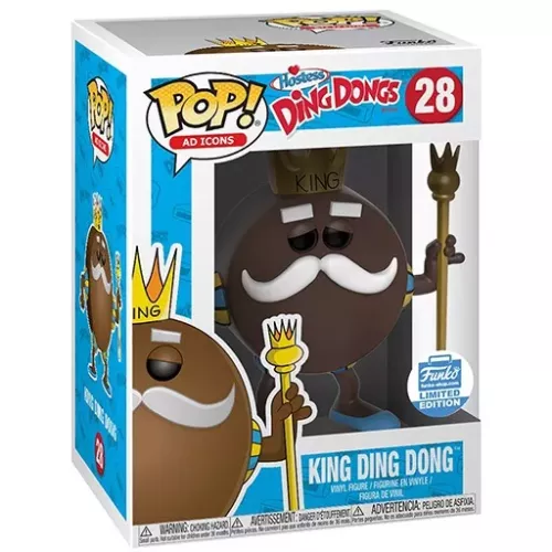 Funko Pop! King Ding Dong #28 Hostess Ding Dongs Ad Icons Box