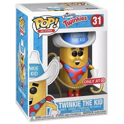 Funko Pop! Twinkie the Kid #31 Metallic Hostess Twinkies Box