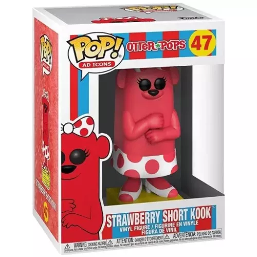 Funko Pop! Strawberry Short Kook #47 Otter Pops Ad Icons Box