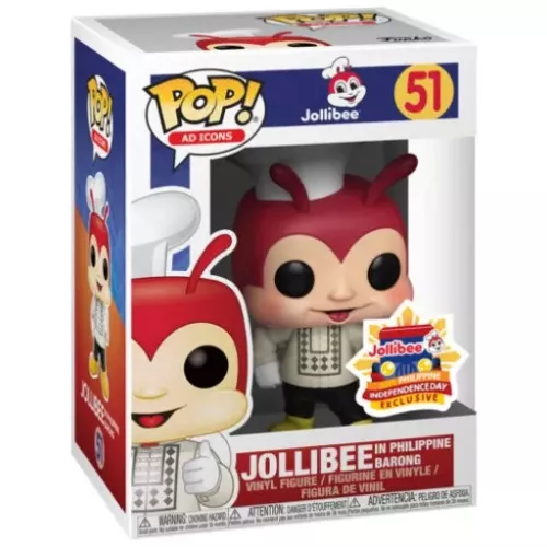 Funko Pop! Jollibee in Philippine Barong #51 Ad Icons Box