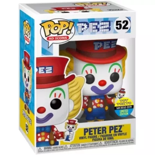 Funko Pop! Peter PEZ #52 Toy Tokyo Ad Icons Vinyl Figure Box