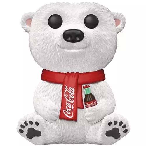 Funko Pop! Coca-Cola Polar Bear #58 Flocked Ad Icons