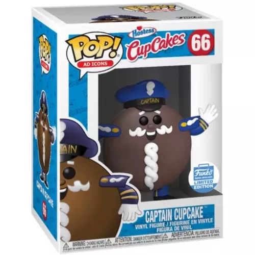 Funko Pop! Captain Cupcake #66 Hostess CupCakes Ad Icons Box