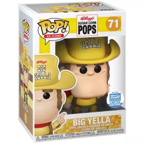 Funko Pop! Big Yella #71 Kellogg's Sugars Corn Pops Box
