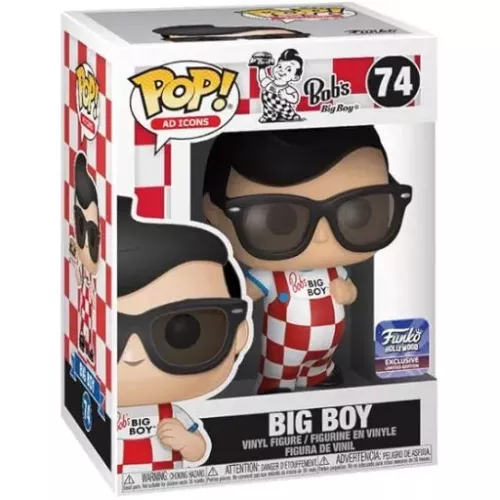 Funko Pop! Big Boy #74 Hollywood Bob's Big Boy Ad Icons Box