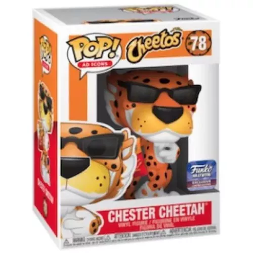Funko Pop! Chester Cheetah #78 with Bag Cheetos Made with Real Cheese! Box