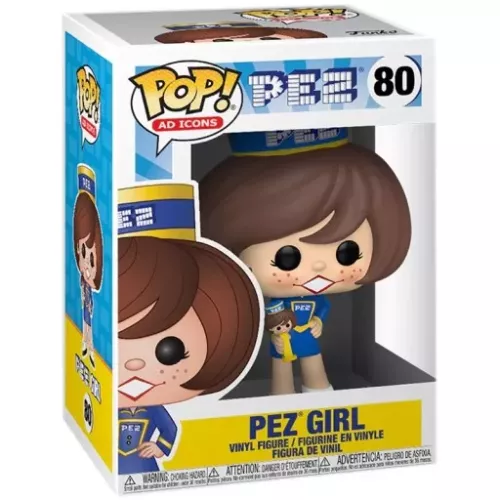 Funko Pop! PEZ Girl #80 Brunette Ad Icons Vinyl Figure Box