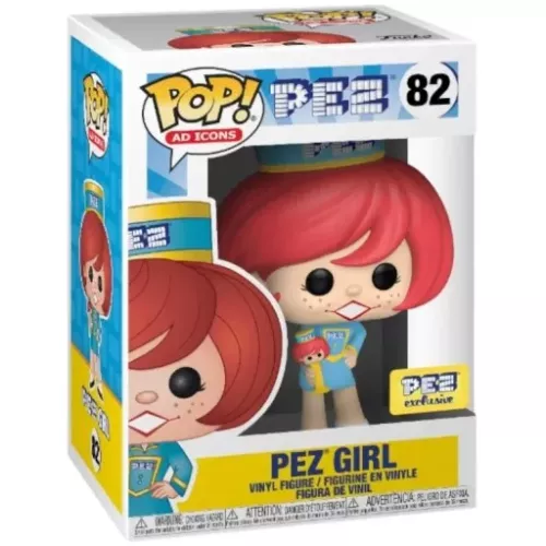 Funko Pop! PEZ Girl #82 Redhead Ad Icons Vinyl Figure Box