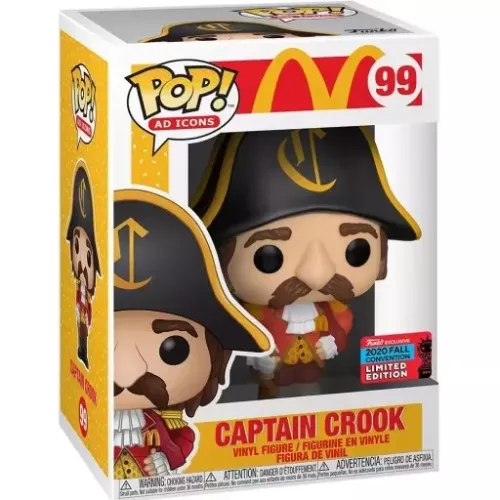 Funko Pop! Captain Crook #99 McDonald's Ad Icons Vinyl Figure Box