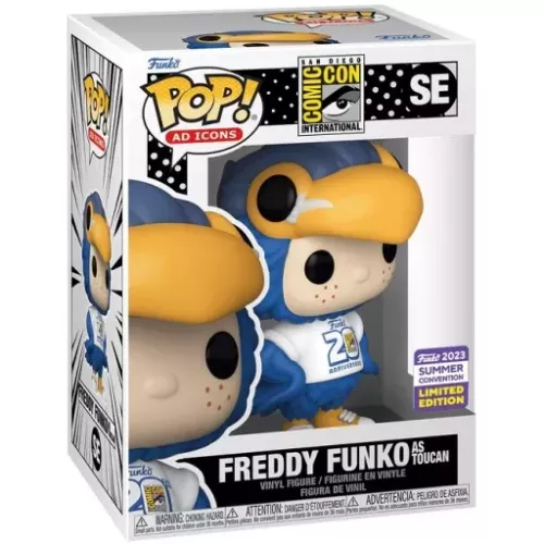 Funko Pop! Freddy Funko as Toucan SE San Diego Comic Con International Box