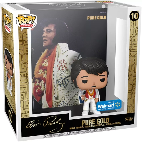 Funko Pop! Pure Gold #10 Elvis Presley Albums Vinyl Figure Box