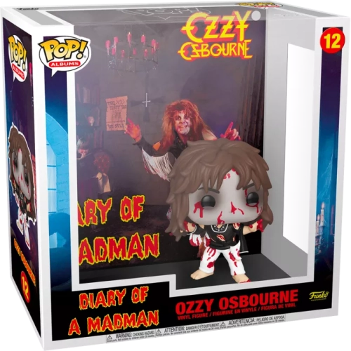 Funko Pop! Ozzy Osbourne #12 Diary of a Madman Albums Box