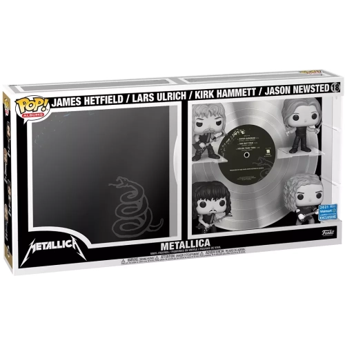 Funko Pop! Metallica ("The Black Album") #18 James Hetfield / Lars Ulrich / Kirk Hammett / Jason Newsted Box
