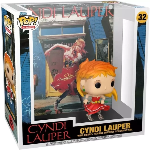 Funko Pop! Cyndi Lauper #32 She's So Unusual Albums Box