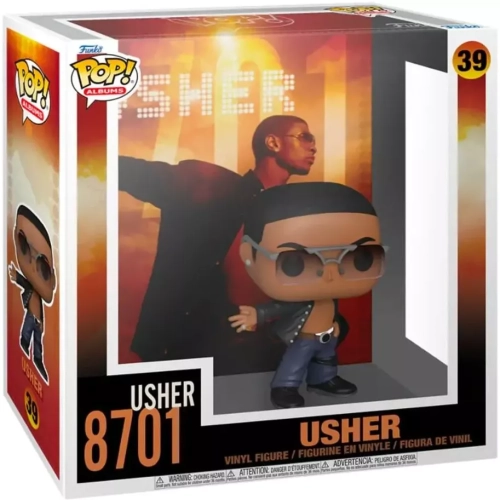 Funko Pop! Usher #39 Usher 8701 Albums Vinyl Figure Box