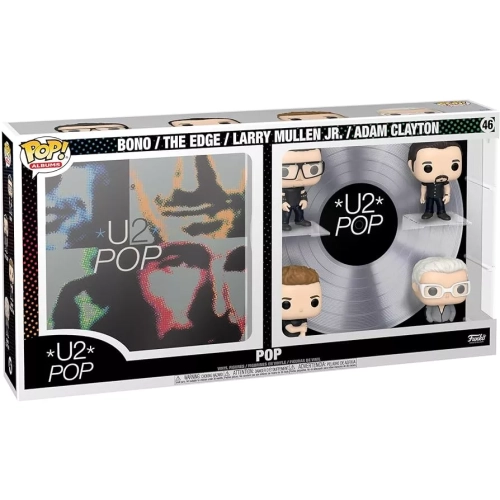 Funko Pop! U2 Pop #46 Bono / The Edge / Larry Mullen Jr. / Adam Clayton Box
