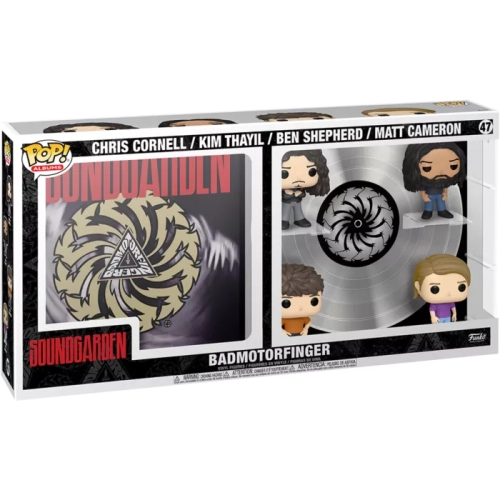 Funko Pop! Badmotorfinger #47 Chris Cornell / Kim Thayil / Ben Shepherd / Matt Cameron Box