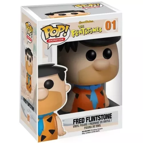 Funko Pop! Fred Flintstone #01 Hanna Barbera The Flintstones Box